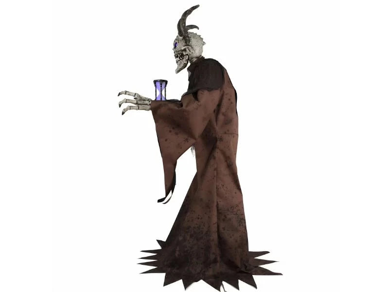 7 FT Animated Light-Up The Time Demon Halloween Decoration