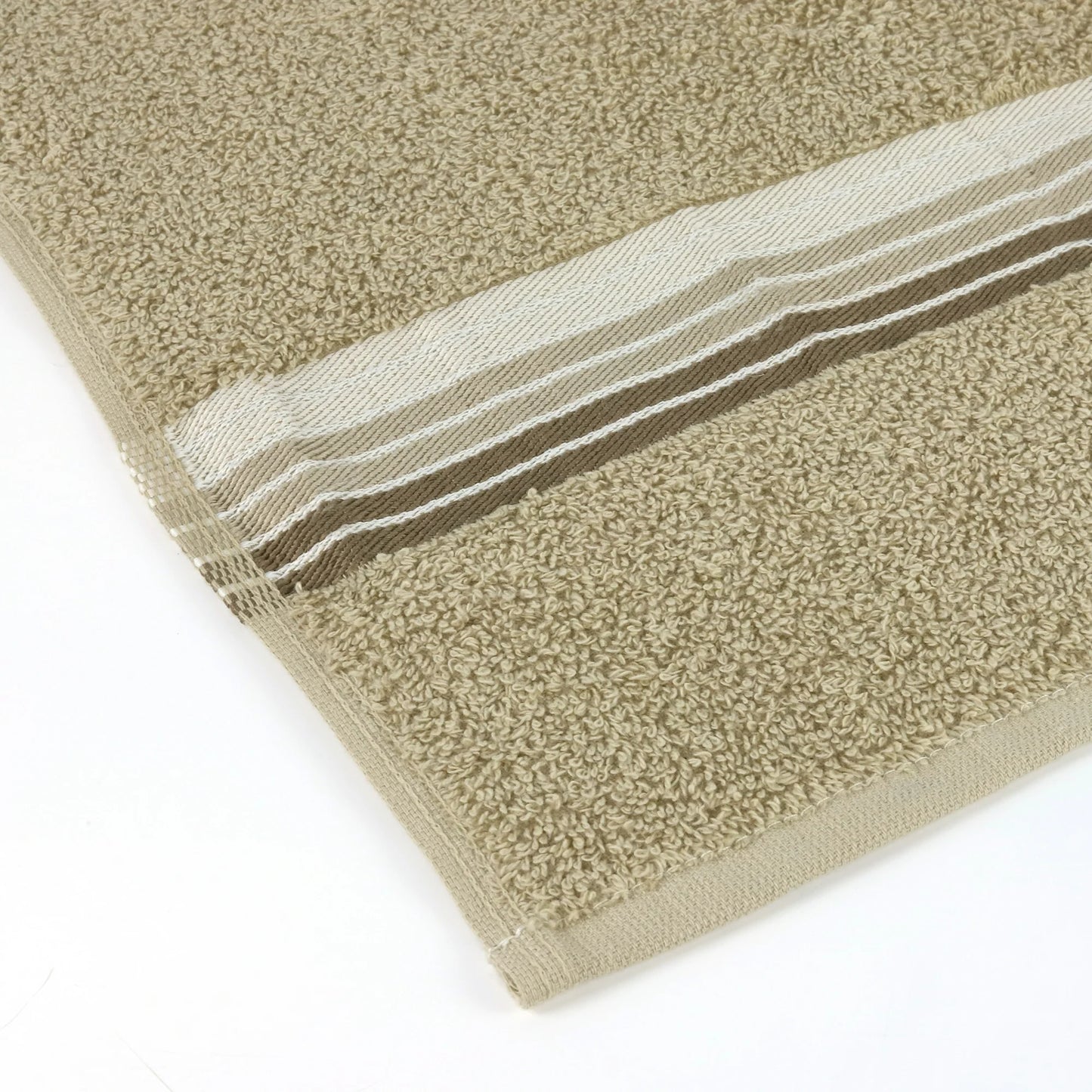 Bath Towel Ombre Stripe Valenjo Tan 27x52