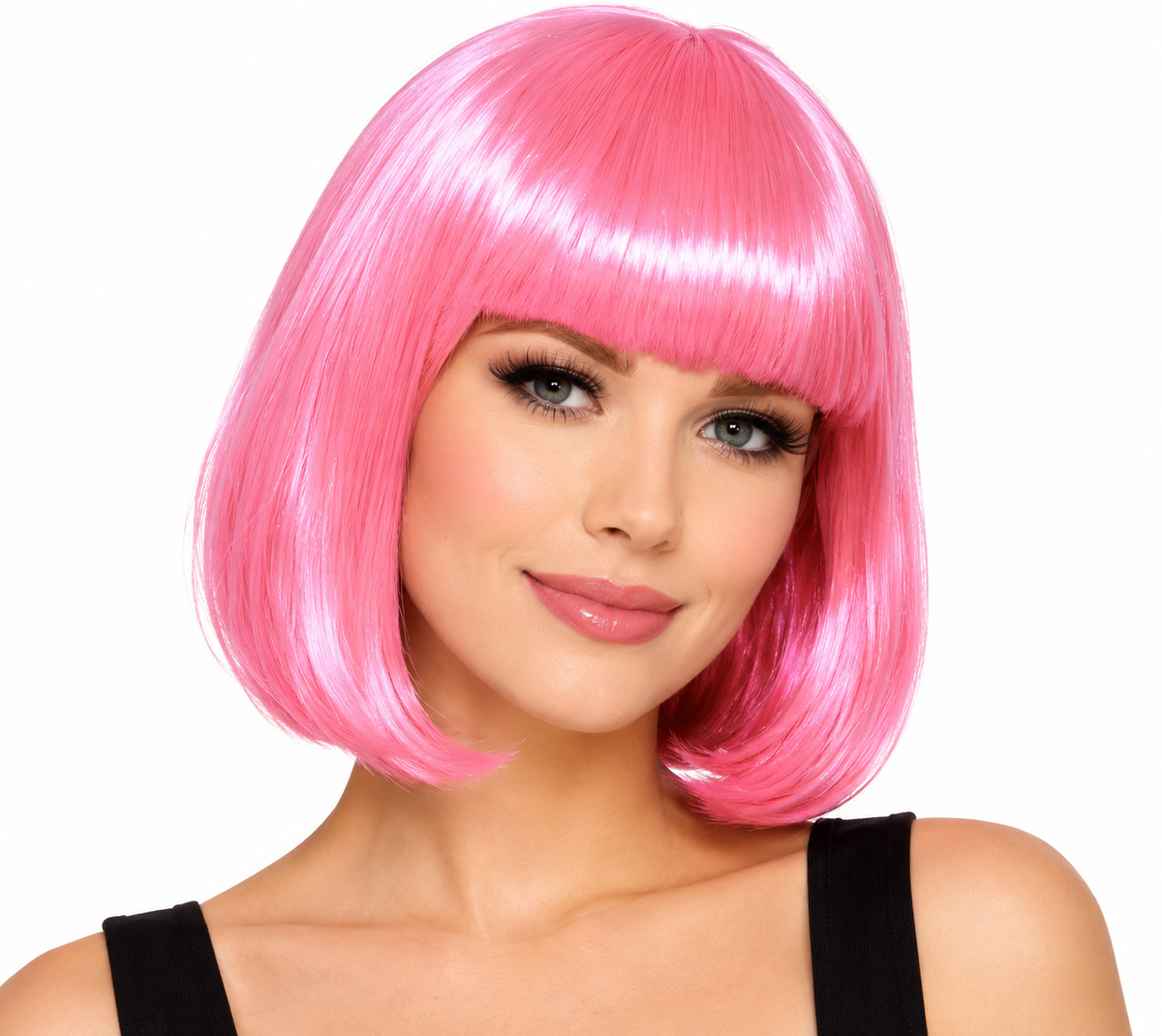 Bob Wig Cut-Light Pink