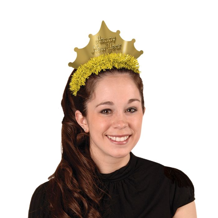 Golden New Year Tiara