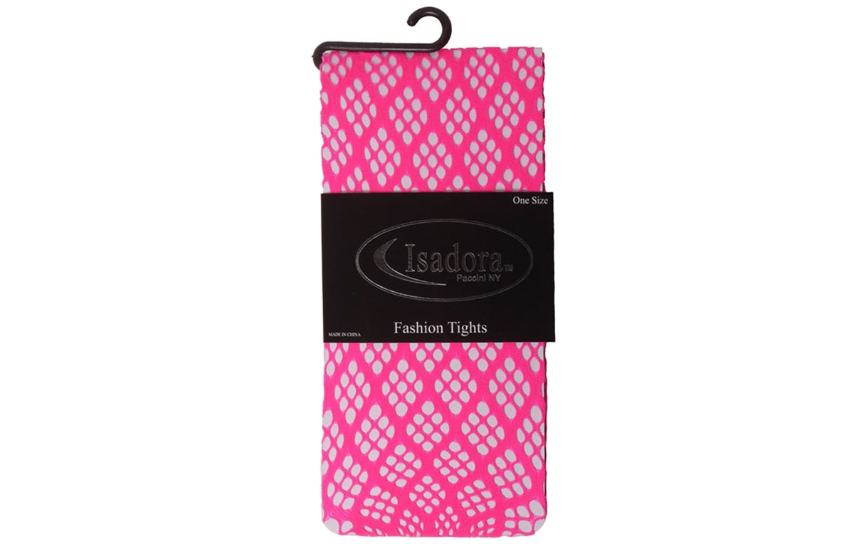 Neon Fishnet Fashion Tights Green