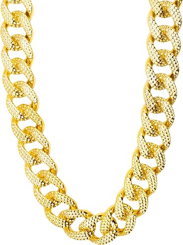 Hip Hop Textured Chain Gold