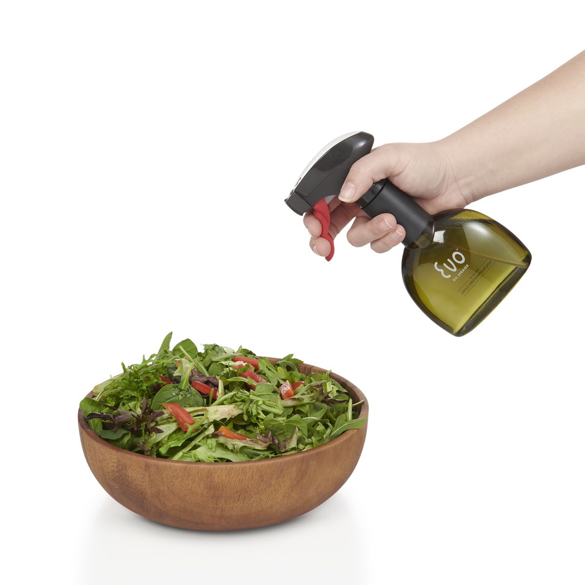 Evo Oil Sprayer Bottle, Green, 8oz, Set of 2