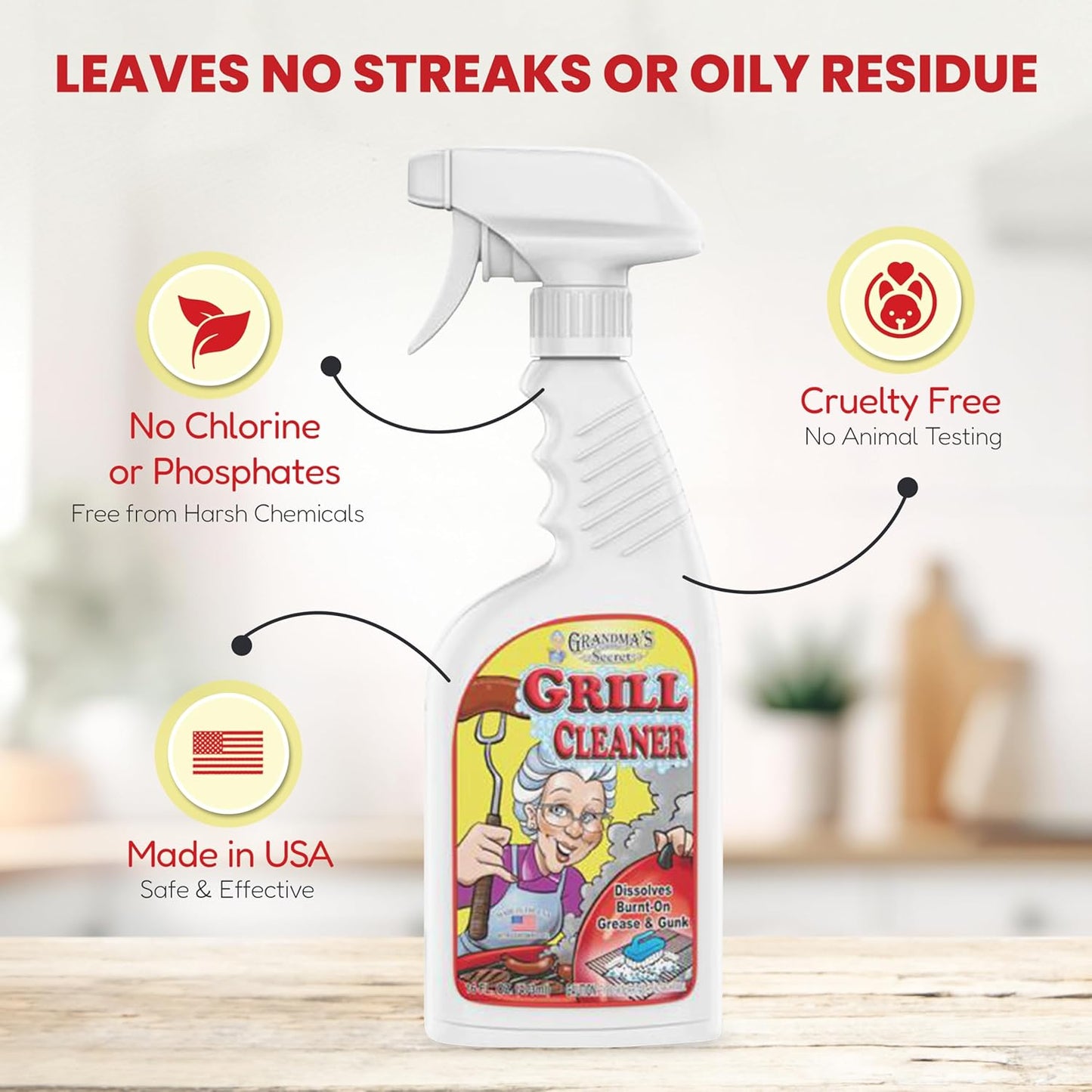 Grandma's Secret Grill Cleaner 16oz