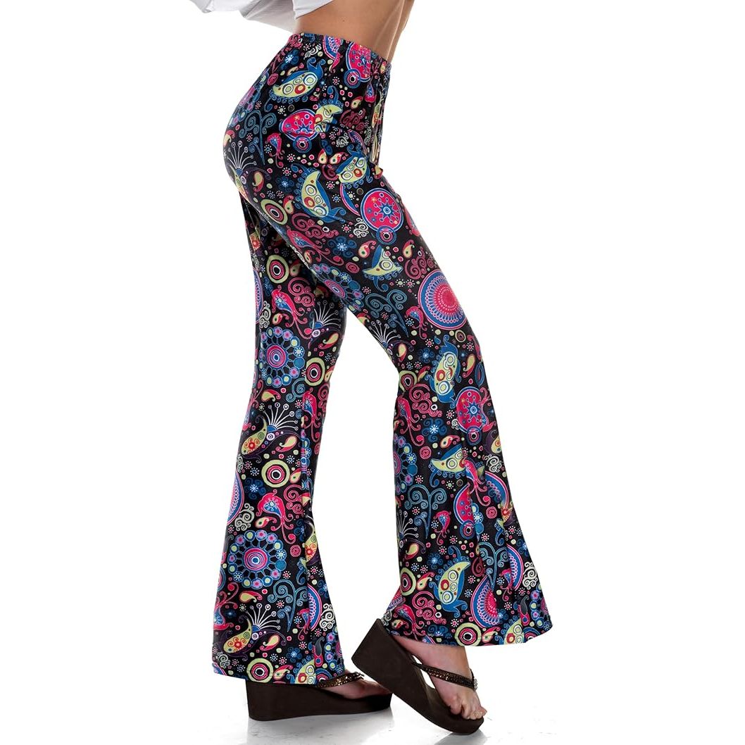 60's Paisley Bell Bottoms