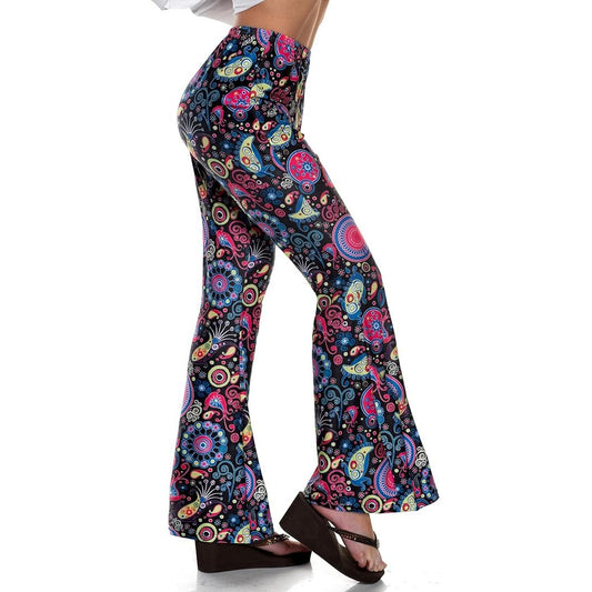 60's Paisley Bell Bottoms
