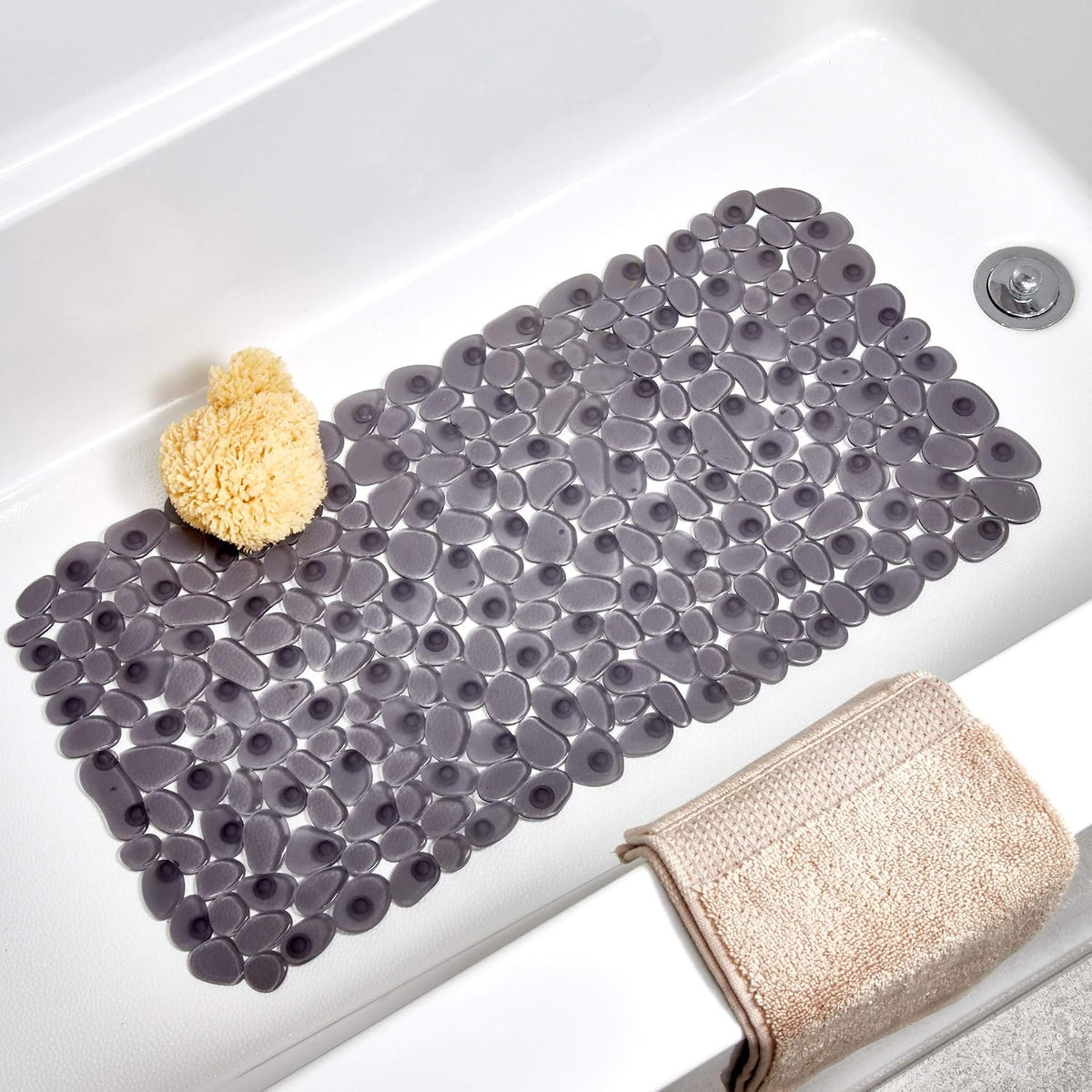 Pebblz Bath Mat Graphite