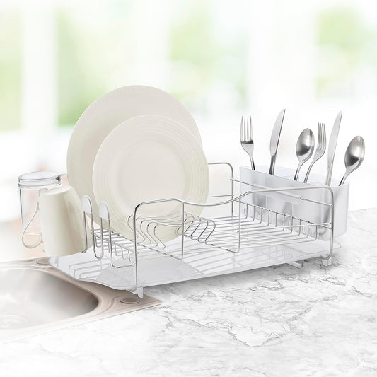Large Rust-Resistant Stainless Steel Dish Rack