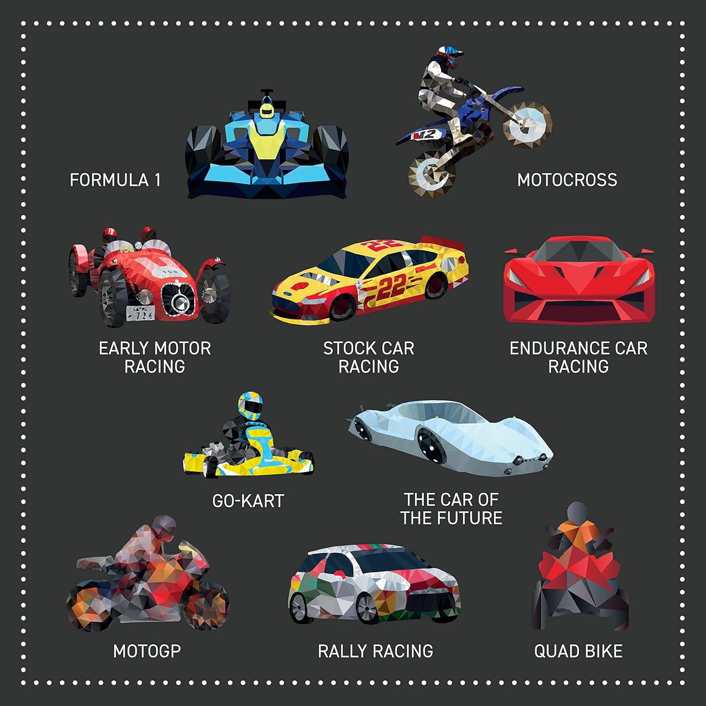 My Sticker Paintings: Cars