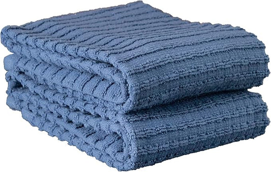 Solid Kitchen Towel Federal Blue 18 x 28