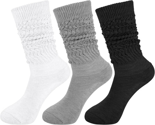 3pk Ladies Slouch Boot Socks