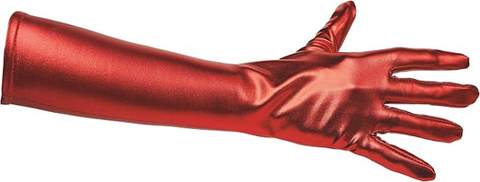 Guantes de satén negros