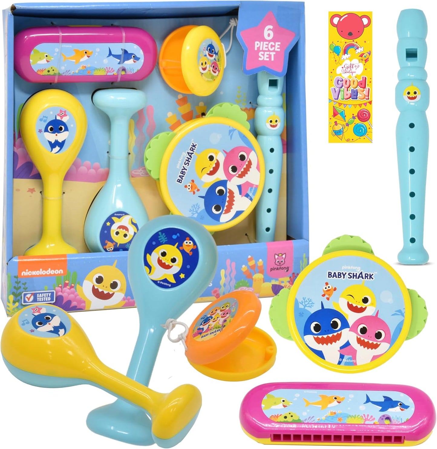 Baby Shark 6pc Instruments