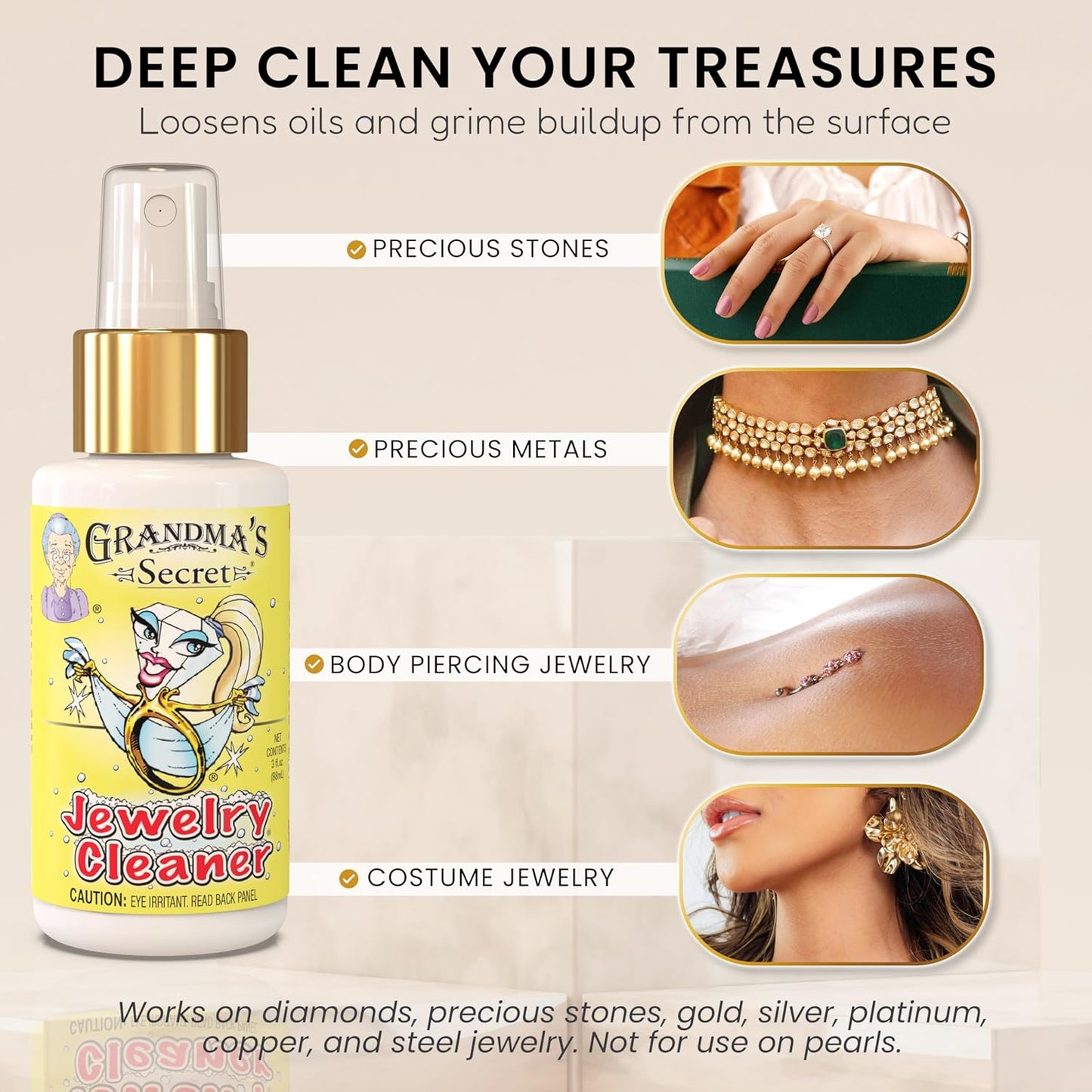 Grandma's Secret Jewelry Cleaner - 3oz