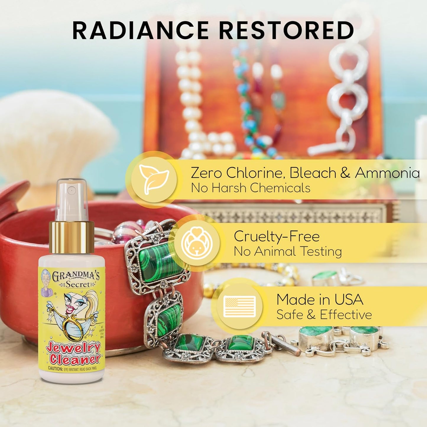 Grandma's Secret Jewelry Cleaner - 3oz