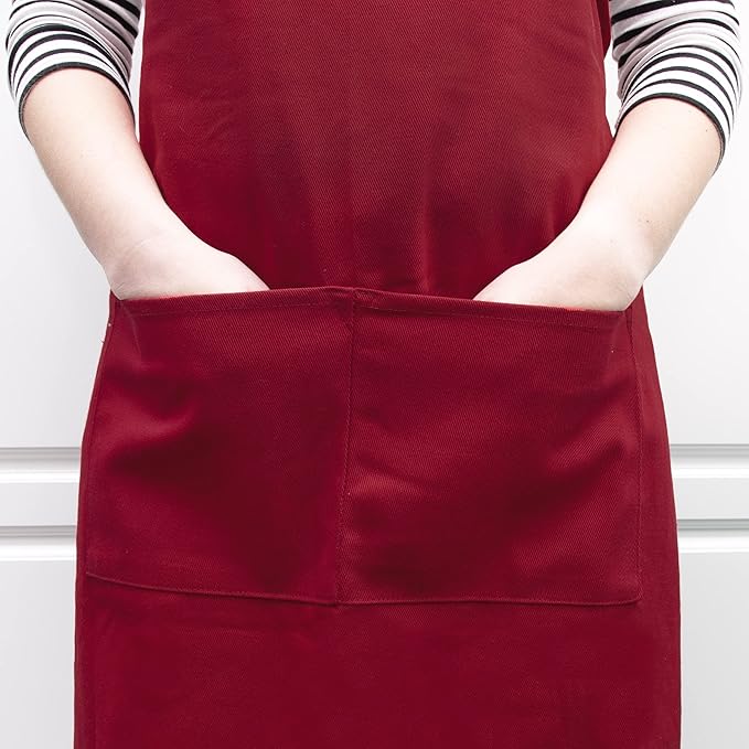 Solid Apron Paprika  28 x 34