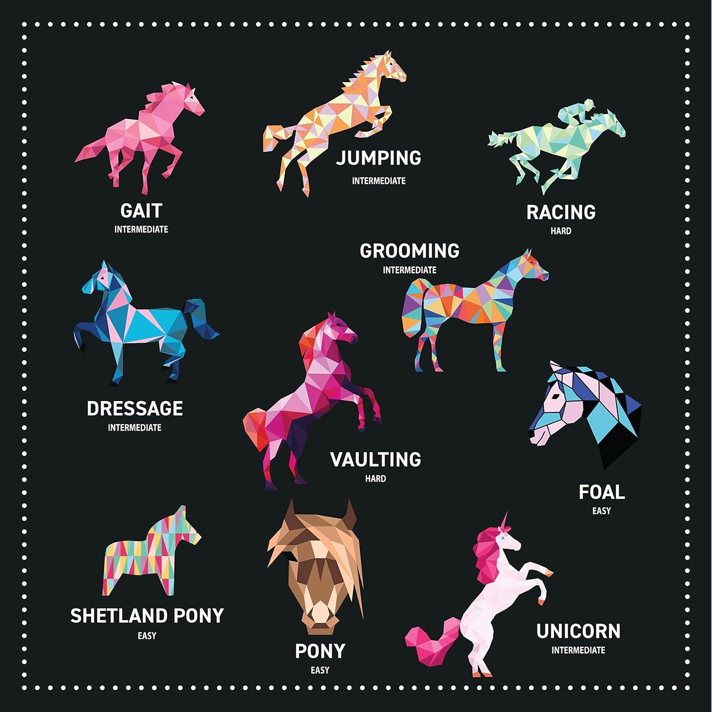My Sticker Paintings: Horses