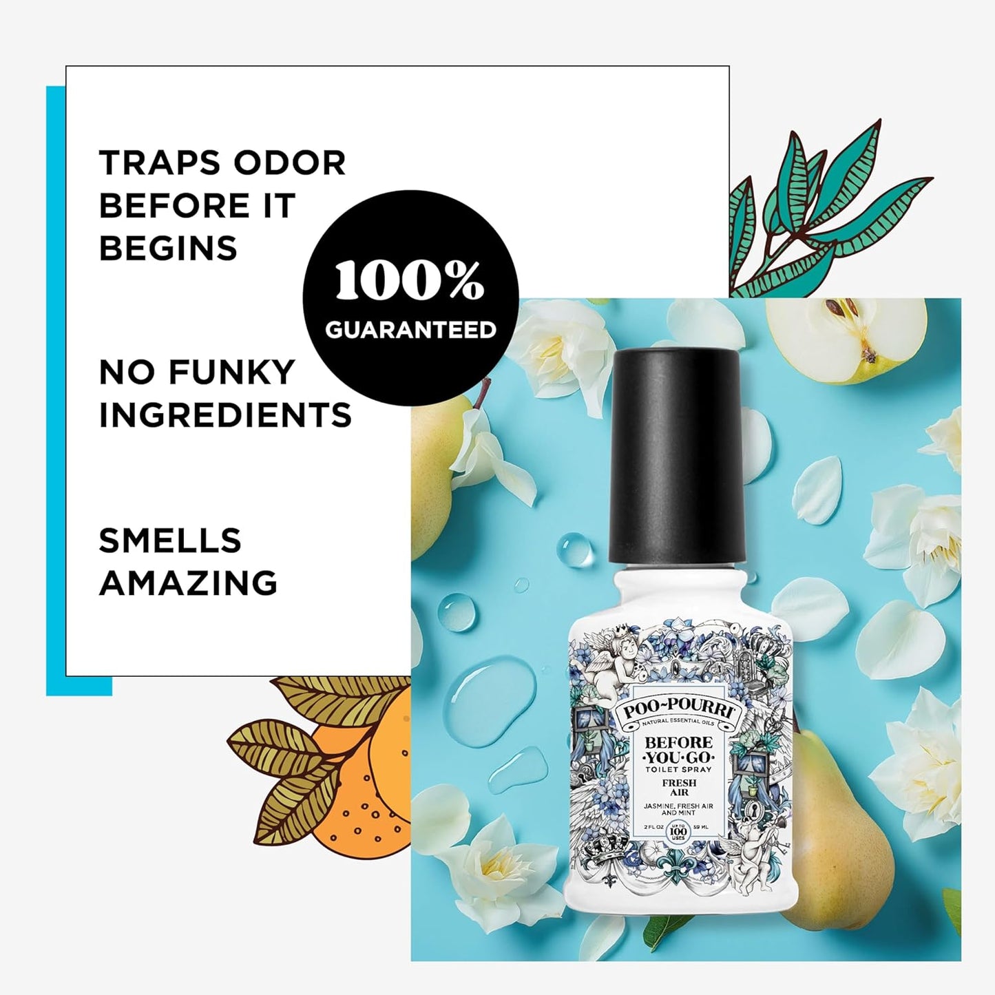Before You Go Toilet Spray Fresh Air 2 oz