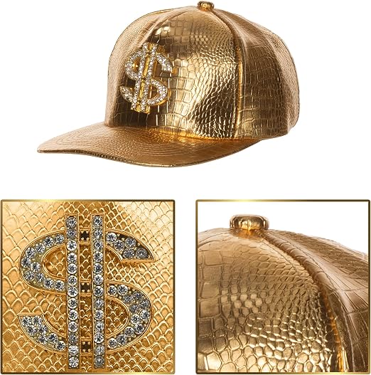 Hip Hop Metallic Hat