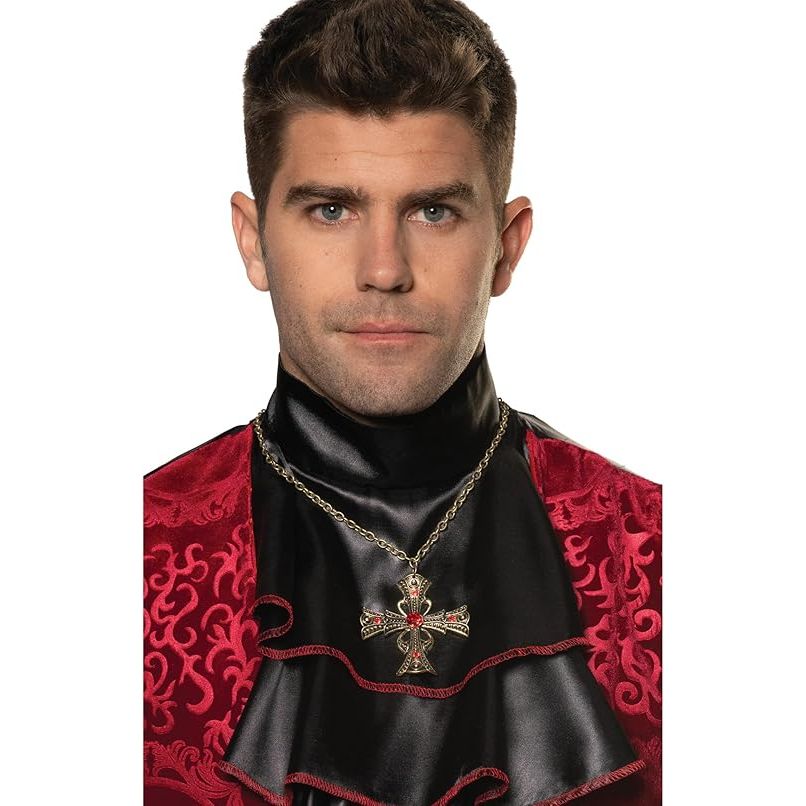 Vampire Cross Necklace