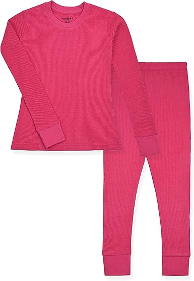 2 Set Girls Thermal Hot Pink