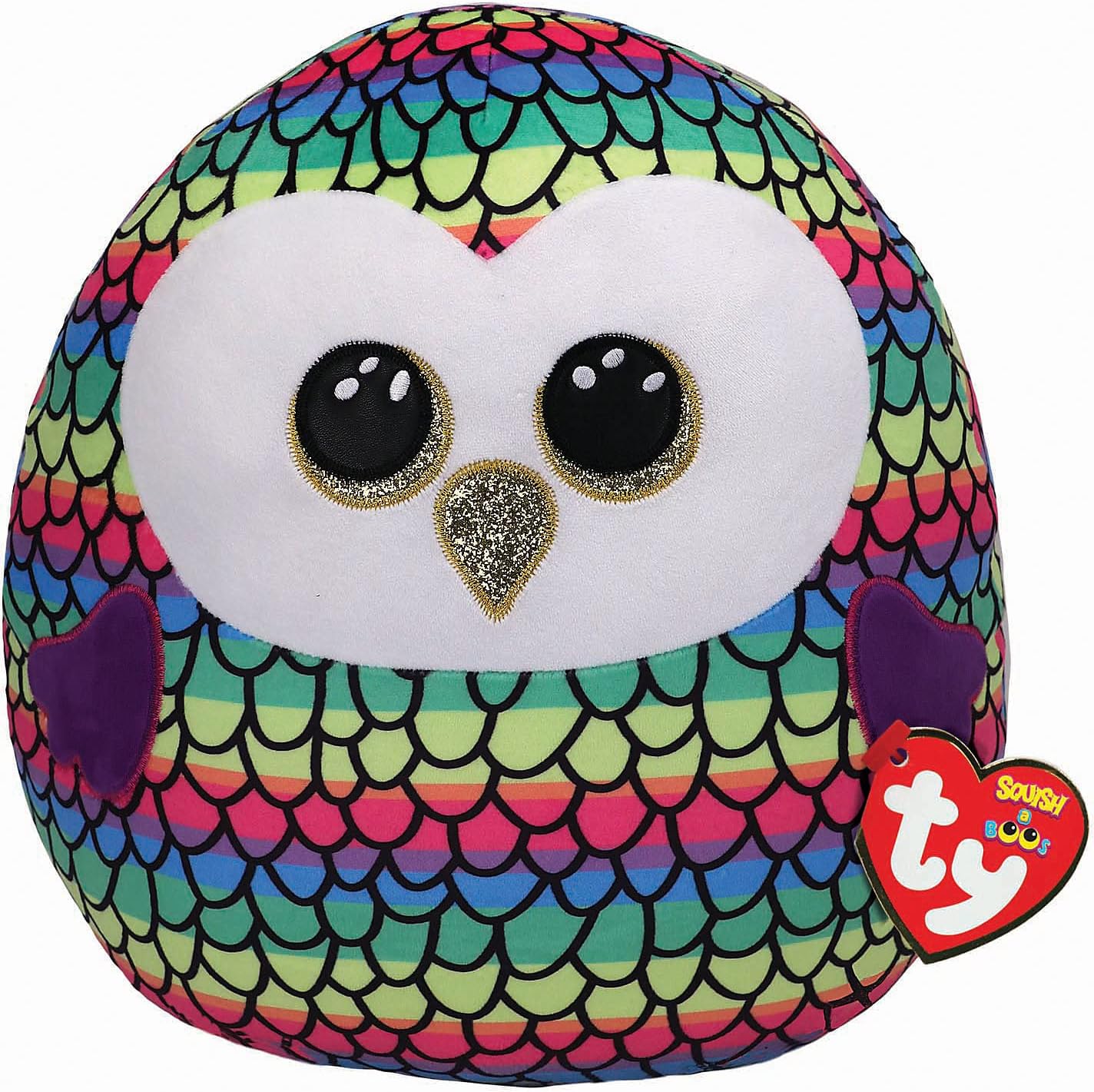 OWEN - owl rainbow squish 10"