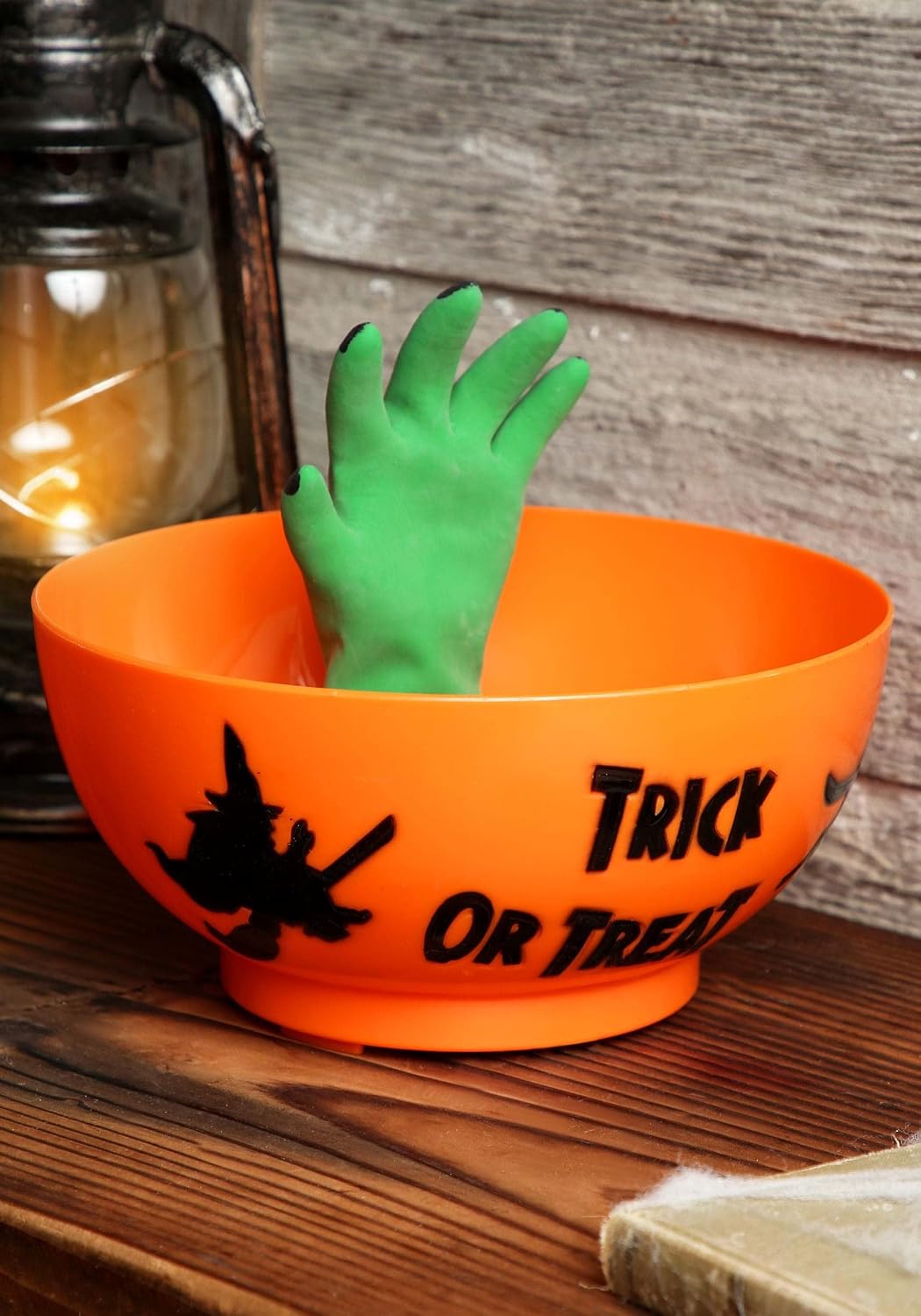 Animated Monster Hand in Orange Bowl