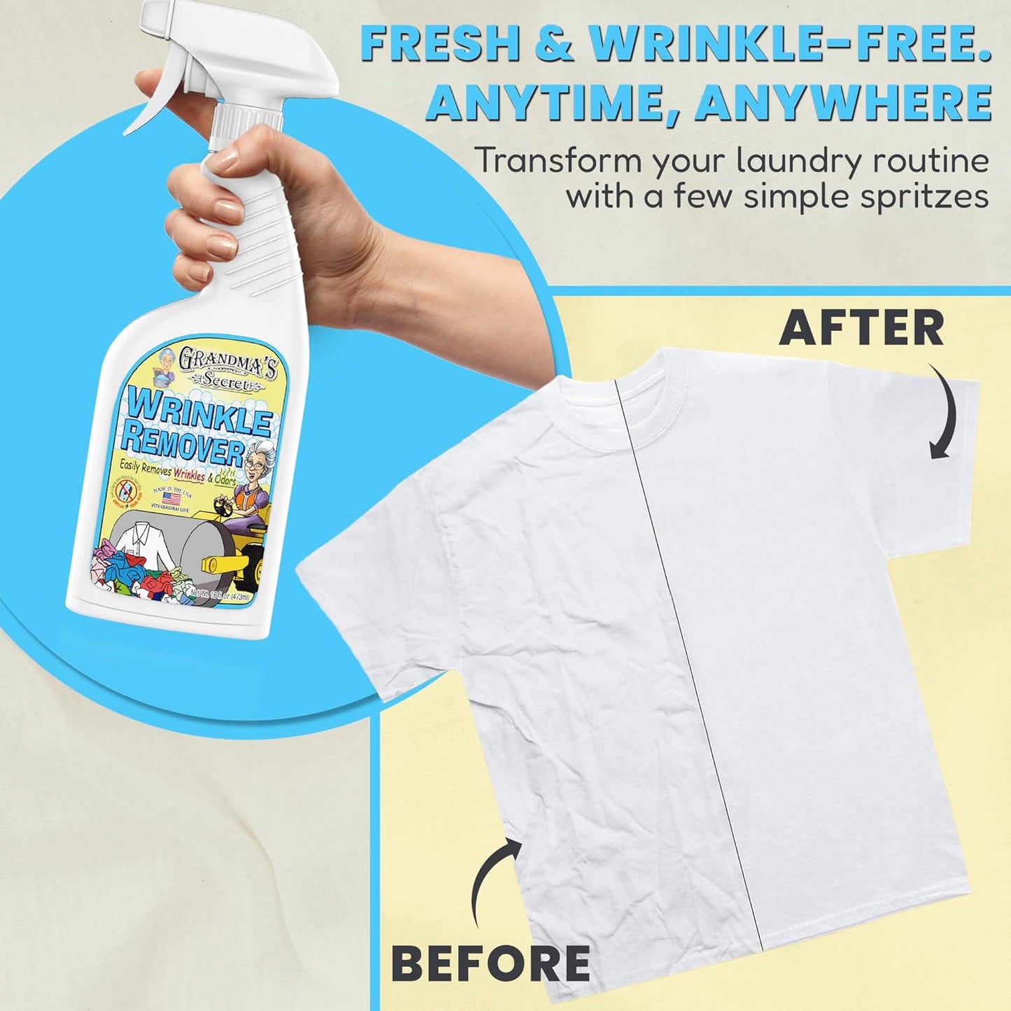 Grandma's Secret Wrinkle Remover Spray - 16oz