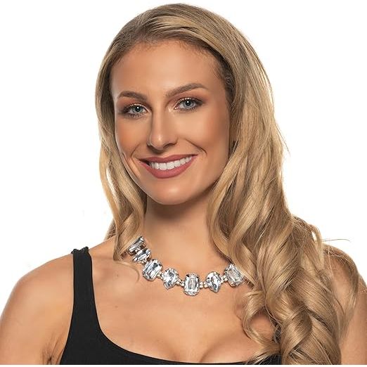 Faux Diamond Necklace
