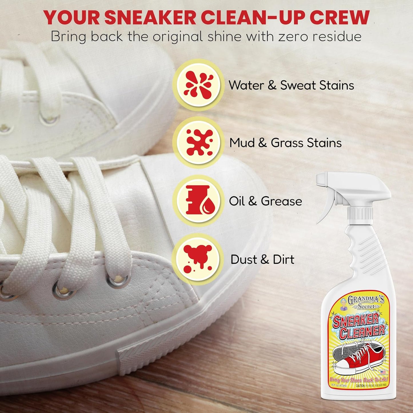 Grandma’s Secret Sneaker Cleaner 16oz