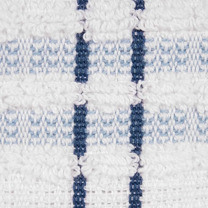 Check Kitchen Towel Federal Blue  18 x 28