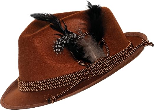 Brown Bavarian Hat