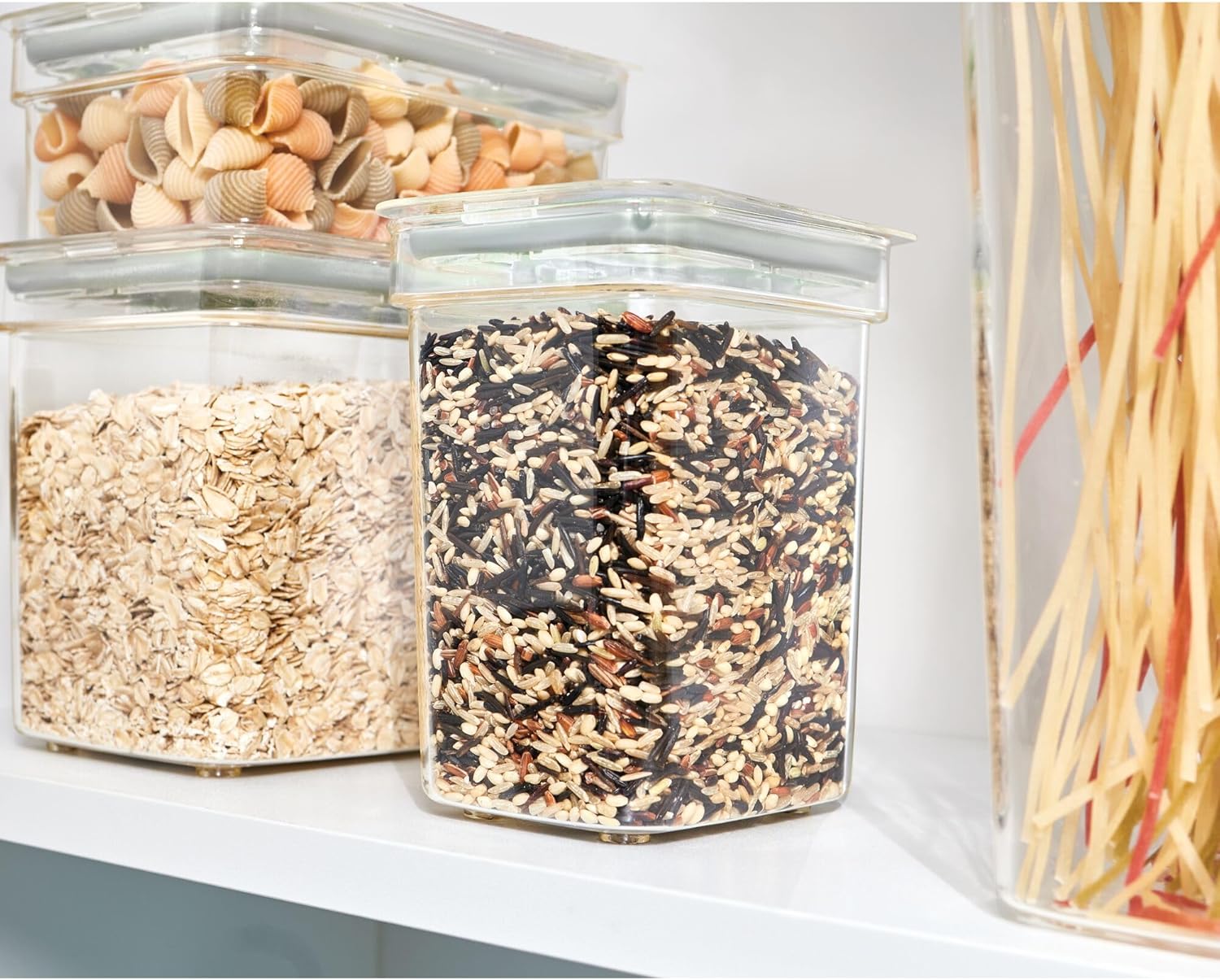 iD Fresh Small Tall Dry Goods Bin Clear