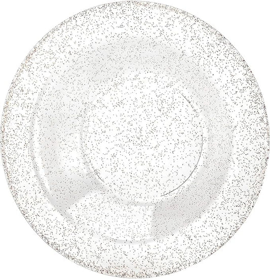14 oz Bowl Glitter Rose Gold