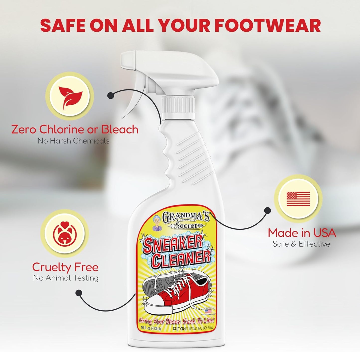 Grandma’s Secret Sneaker Cleaner 16oz