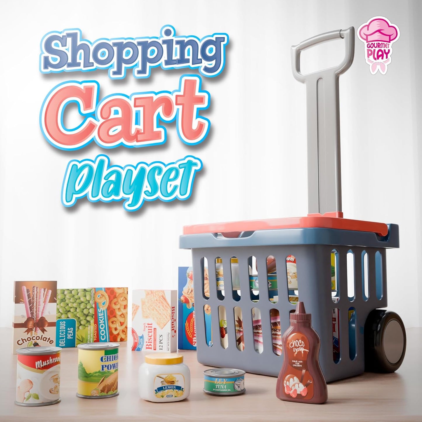 Large Shopping Cart Playset