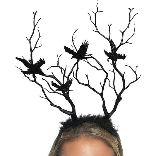 Evil Witch Crow Crown