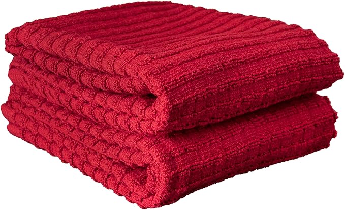 Solid Kitchen Towel Paprika 18 x 28