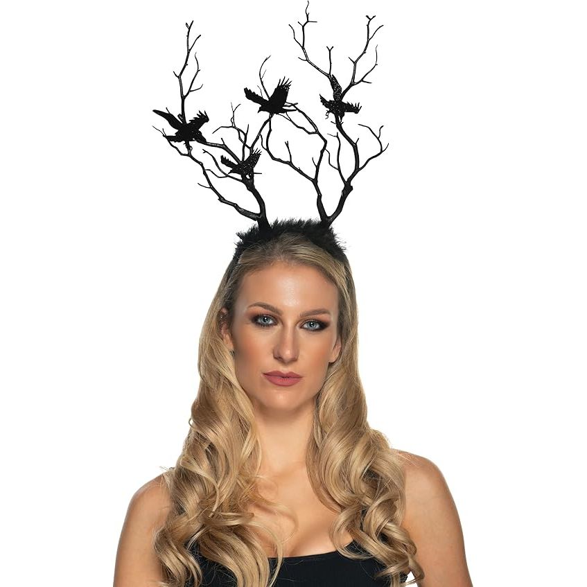 Evil Witch Crow Crown