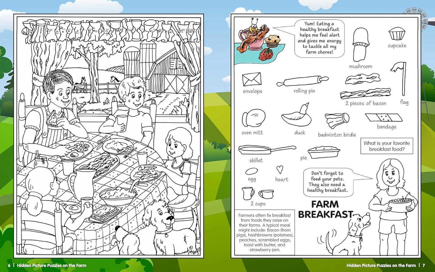 Hidden Picture Puzzles on the Farm