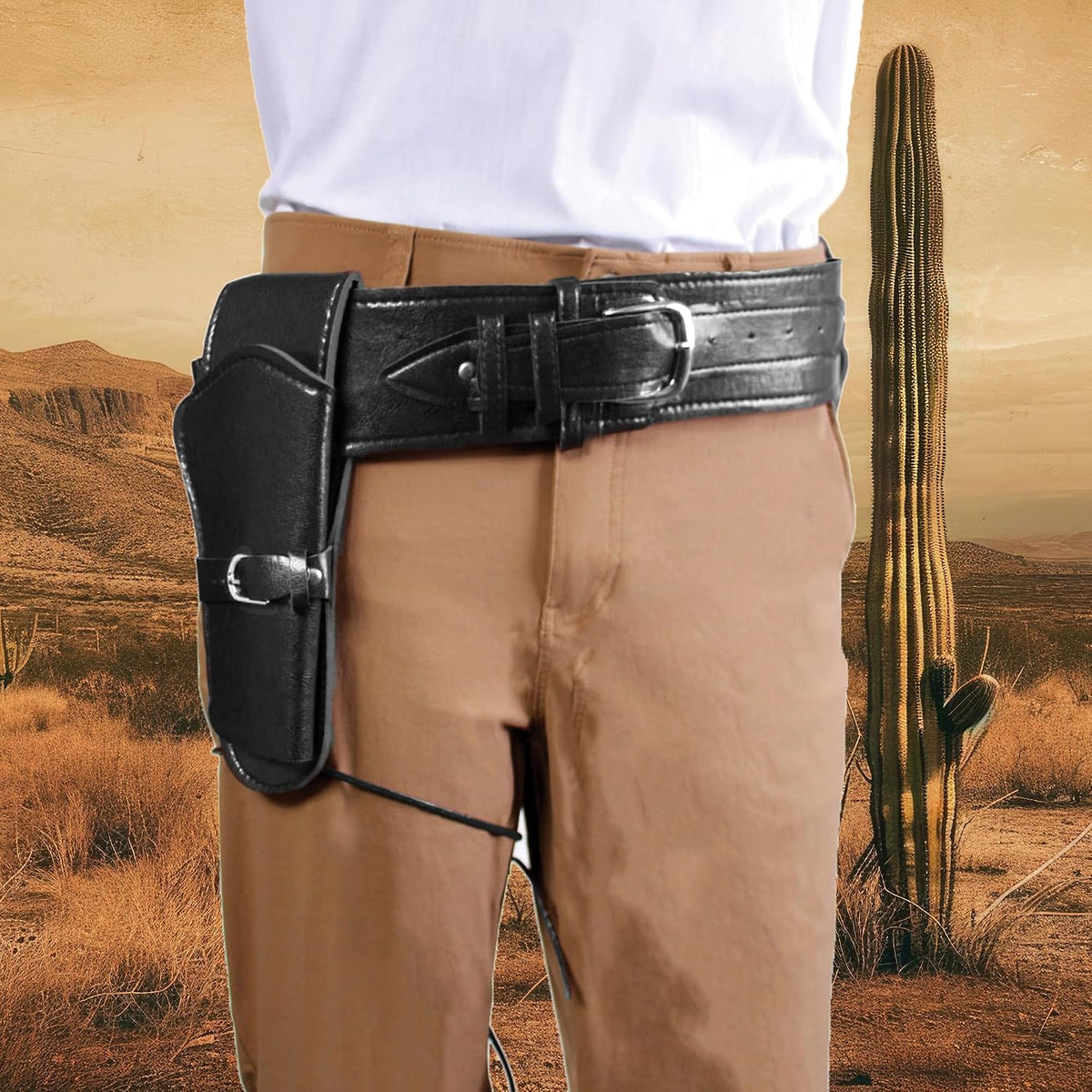 Cowboy Holster Black- Single