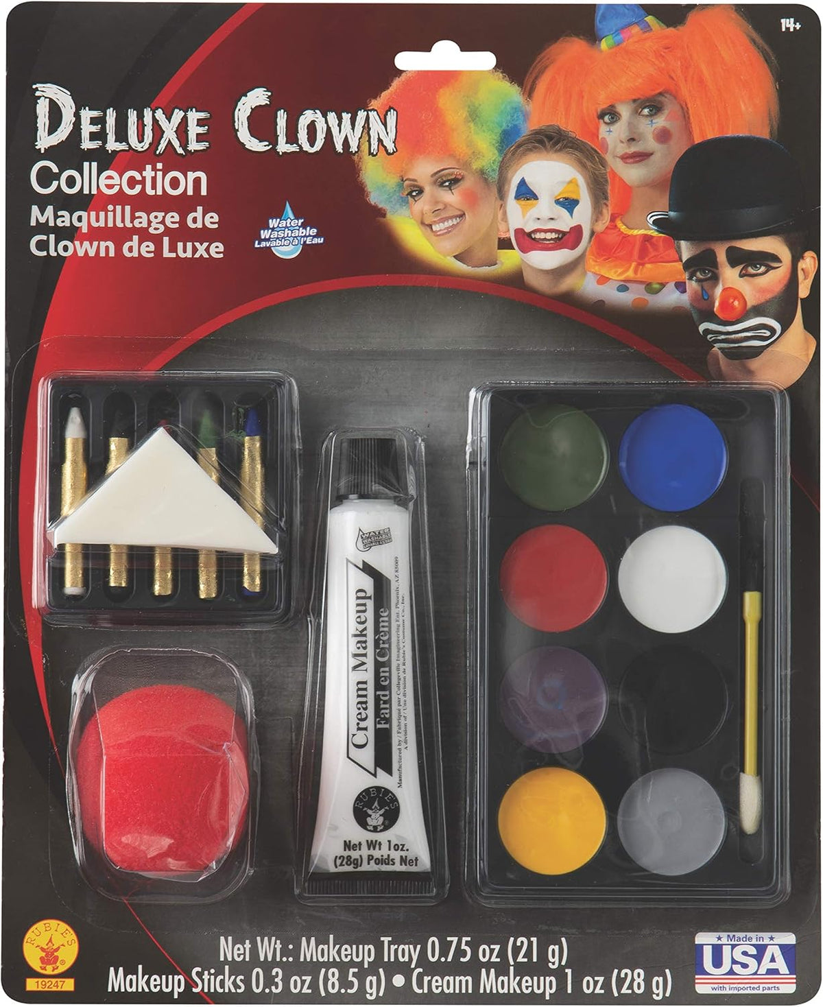 Deluxe Clown Collection Makeup