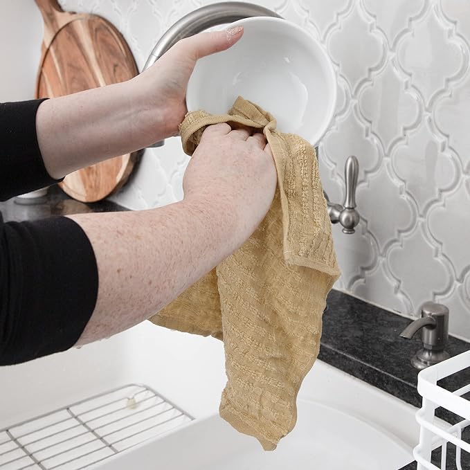 Solid Dish Cloth Latte 12 x 13.75