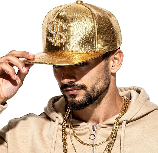 Hip Hop Metallic Hat