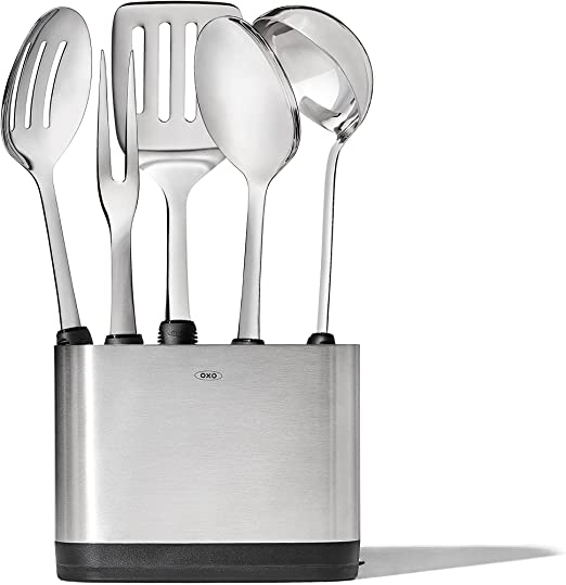 Good Grips Stainless Steel Prep & Serve Kitchen Tool 6pc Set