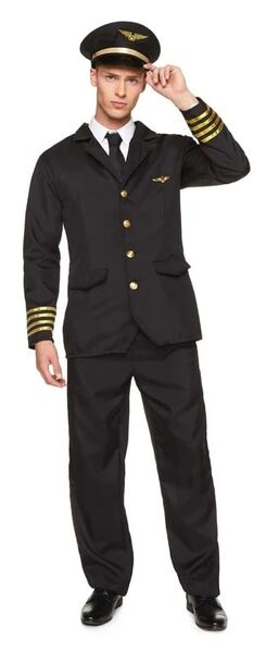 Adult Airline Pilot Costume