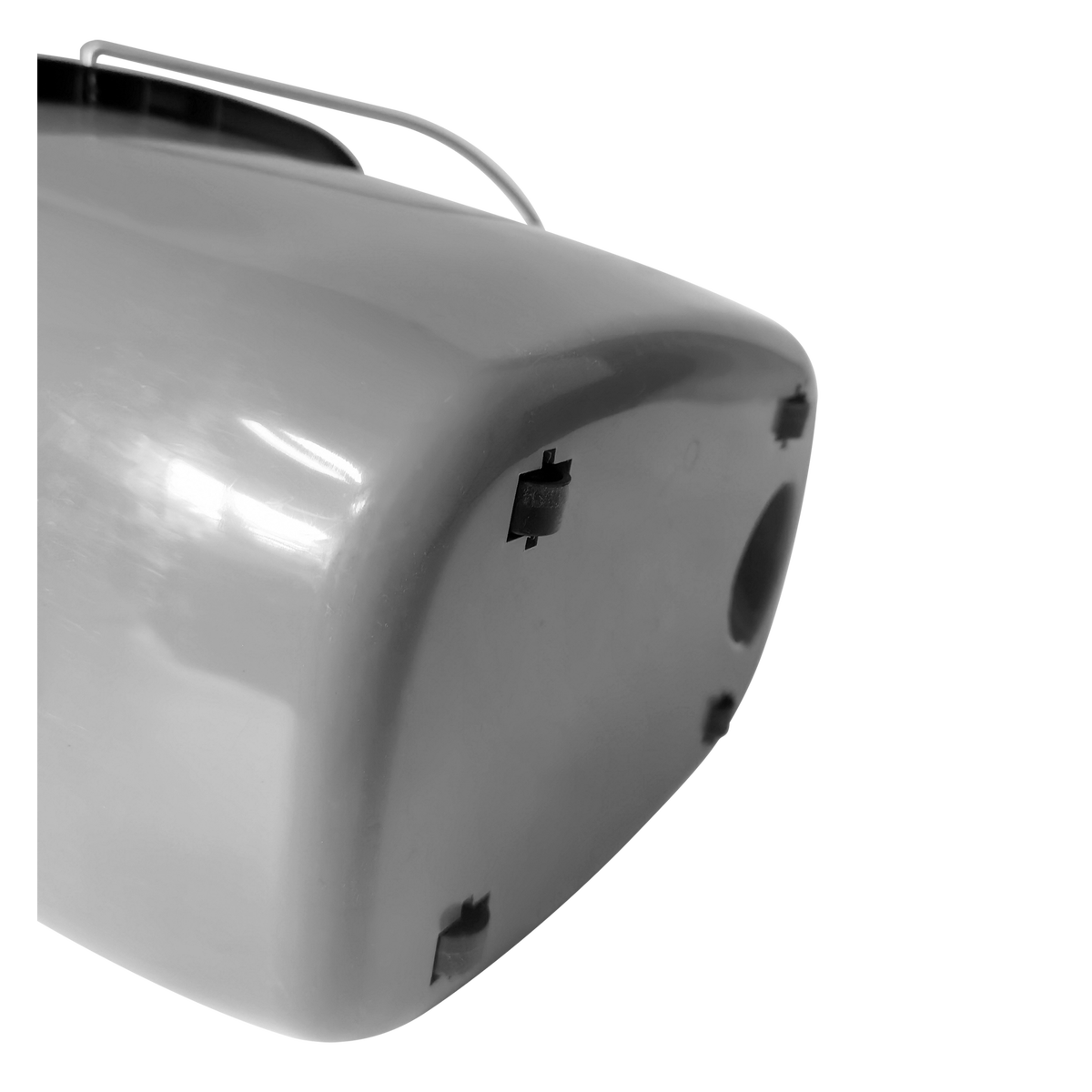4Gal/15L Plastic Mop Bucket with Wheels Grey