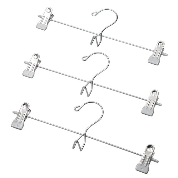 White/Chrome S/6 Pant & Skirt Gel Hanger