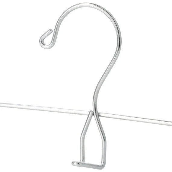 White/Chrome S/6 Pant & Skirt Gel Hanger