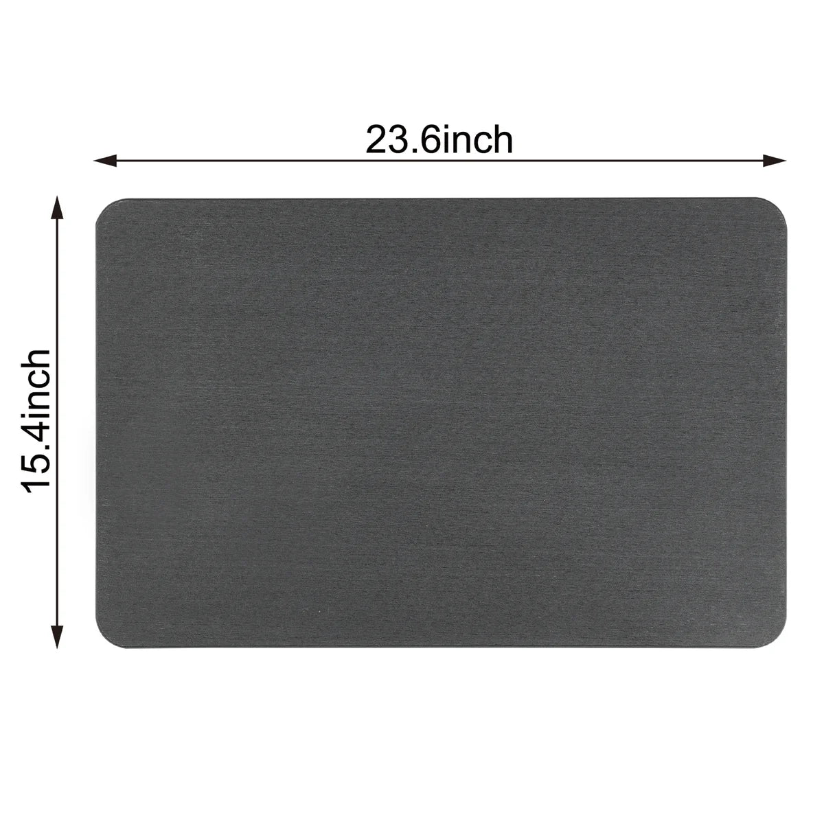 Matte Black - Stone Bath Mat